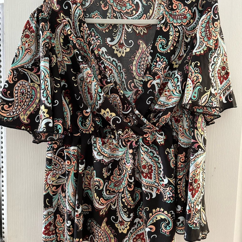 Blouse with peplum